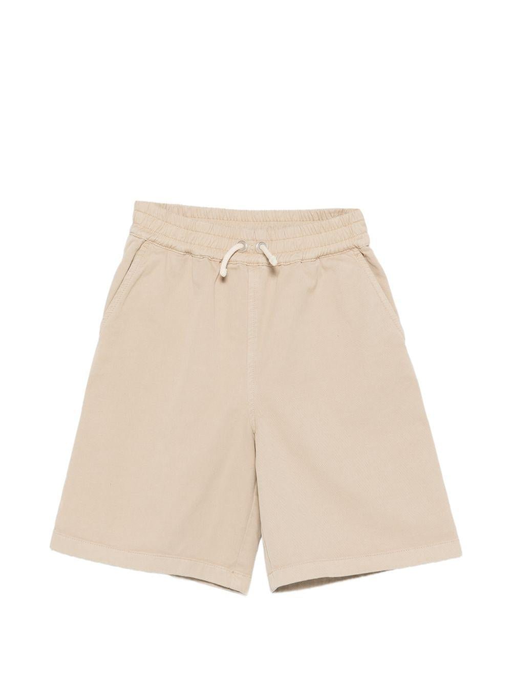 Shorts Peleppe per bambino Golden Goose Kids beige con coulisse in vita - Rubino Kids
