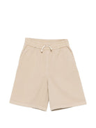 Shorts Peleppe per bambino Golden Goose Kids beige con coulisse in vita - Rubino Kids