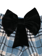 Shorts per bambina A'lapage azzurri con dettaglio fiocco blu - Rubino Kids