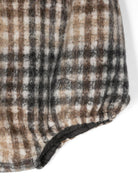 Shorts per bambina Douuod Kids a quadri con effetto pettinato - Rubino Kids