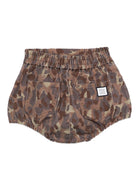 Shorts per bambina Douuod Kids marrone con stampa camouflage - Rubino Kids