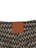 Shorts per bambina Lanvin Enfant multicolore con motivo a chevron - Rubino Kids
