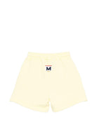 Shorts per bambina MSGM Kids giallo con coulisse - Rubino Kids