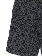 Shorts per bambina MSGM Kids grigi con stampa leopardata - Rubino Kids