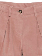 Shorts per bambina Philosophy di Lorenzo Serafini Kids rosa con chiusura frontale - Rubino Kids