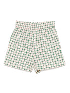 Shorts per bambina Scotch & Soda Kids beige con stampa - Rubino Kids