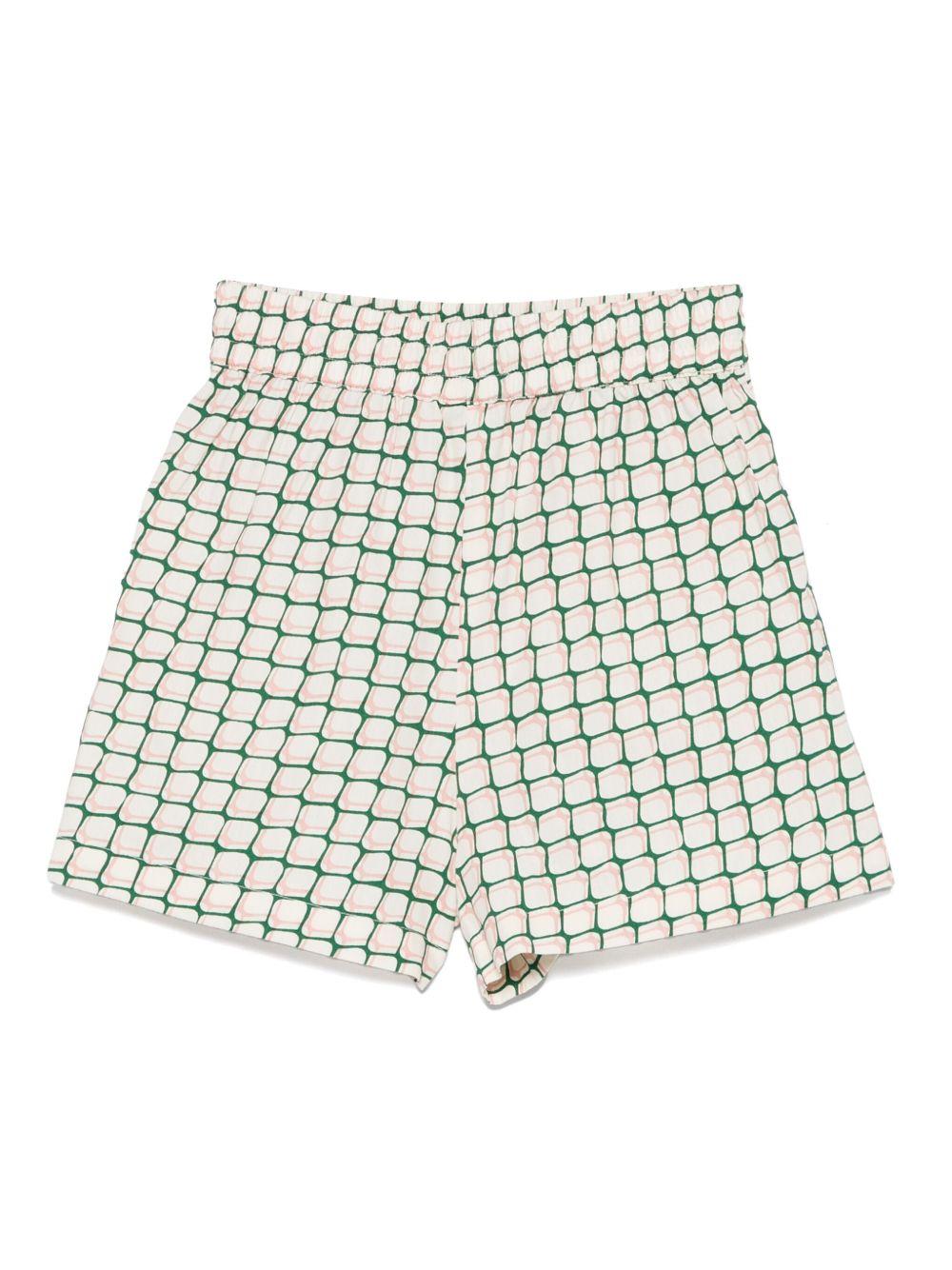 Shorts per bambina Scotch & Soda Kids beige con stampa - Rubino Kids