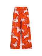 Shorts per bambina Stella McCartney Kids bianca con stampa floreale sul retro - Rubino Kids