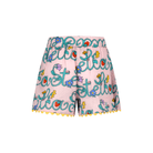 Shorts per bambina Stella McCartney Kids rosa con stampa all - over - Rubino Kids