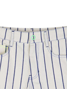 Shorts per bambino Billieblush bianchi con design a righe - Rubino Kids