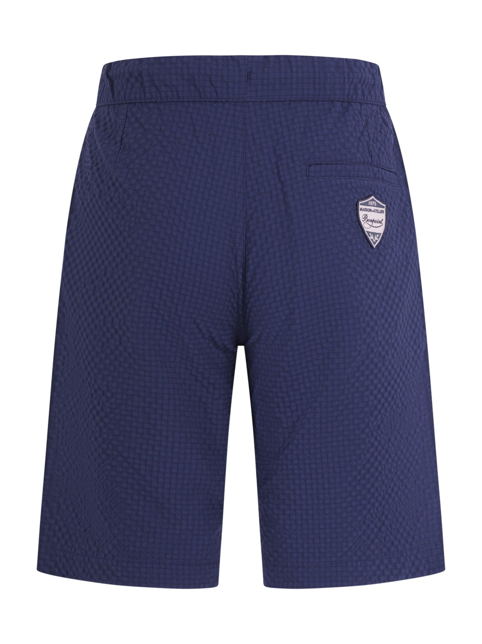 Shorts per bambino Bonpoint blu con chiusura a coulisse - Rubino Kids