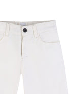 Shorts per bambino Boss Kids bianchi con cinque tasche - Rubino Kids