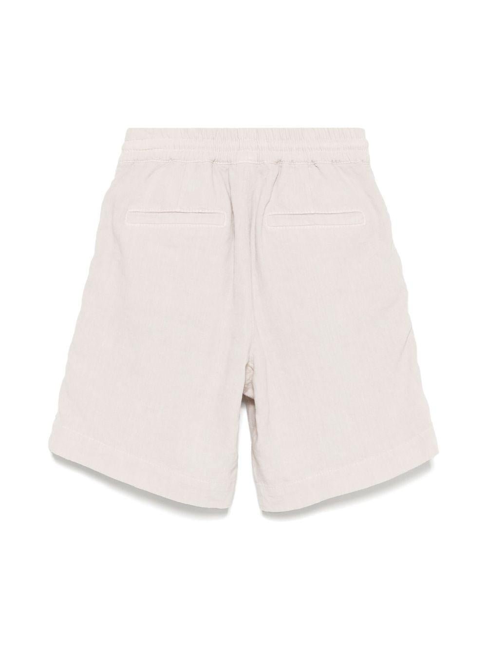 Shorts per bambino Brunello Cucinelli Kids beige con fiammatura - Rubino Kids
