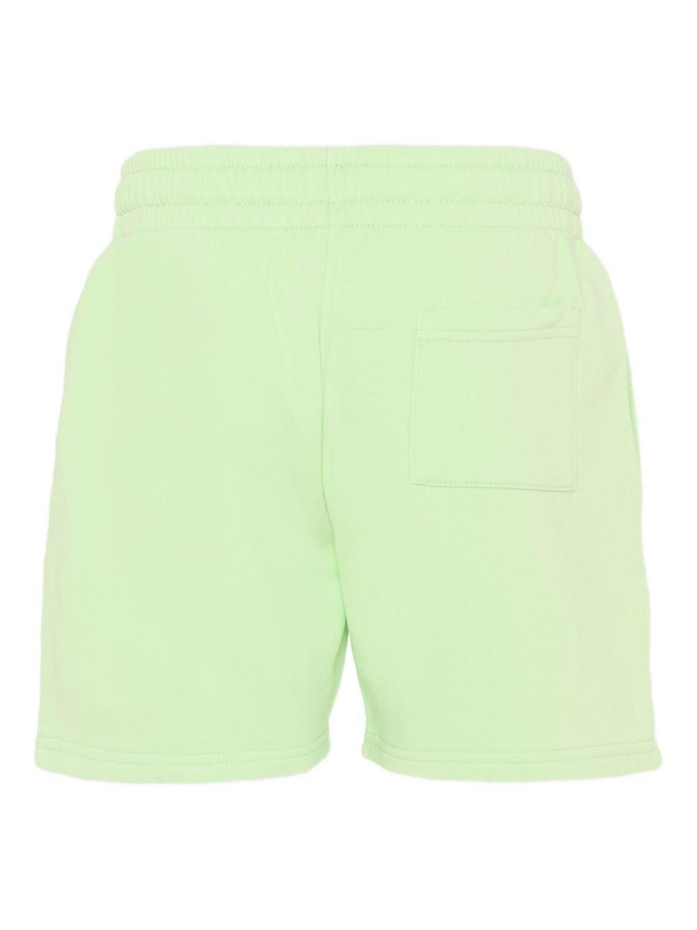Shorts per bambino Casablanca Kids verde con stampa logo - Rubino Kids