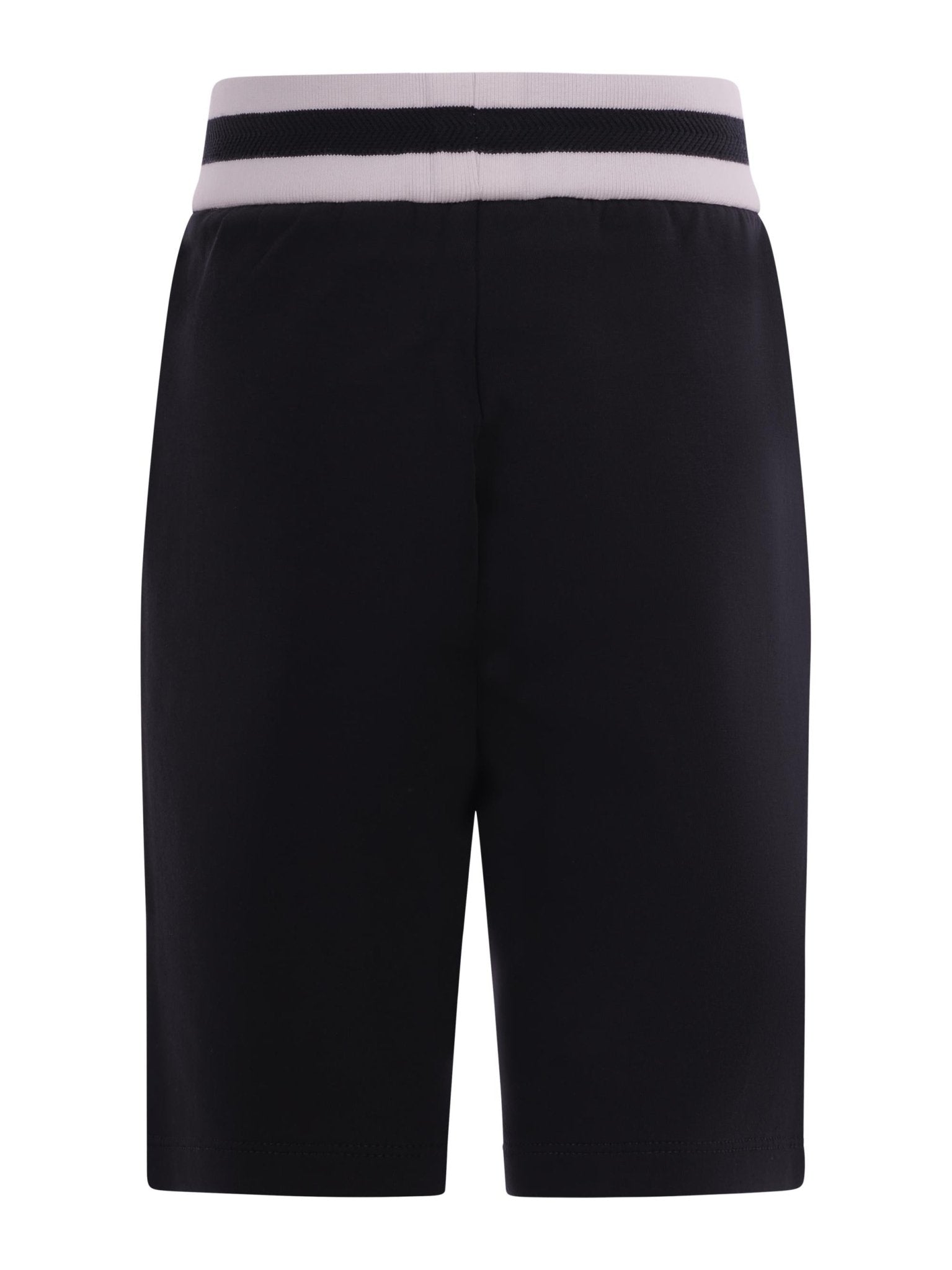 Shorts per bambino Emporio Armani Kids blu con caratteristico logo a forma di aquila - Rubino Kids