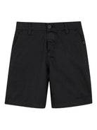 Shorts per bambino Givenchy Kids nero con dettaglio bottoni - Rubino Kids