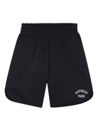 Shorts per bambino Givenchy Kids nero elasticizzato - Rubino Kids