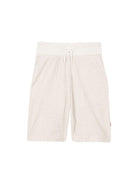 Shorts per bambino Hugo Kids bianco con chiusura a coulisse - Rubino Kids