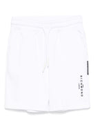 Shorts per bambino John Richmond Junior bianco in pile - Rubino Kids