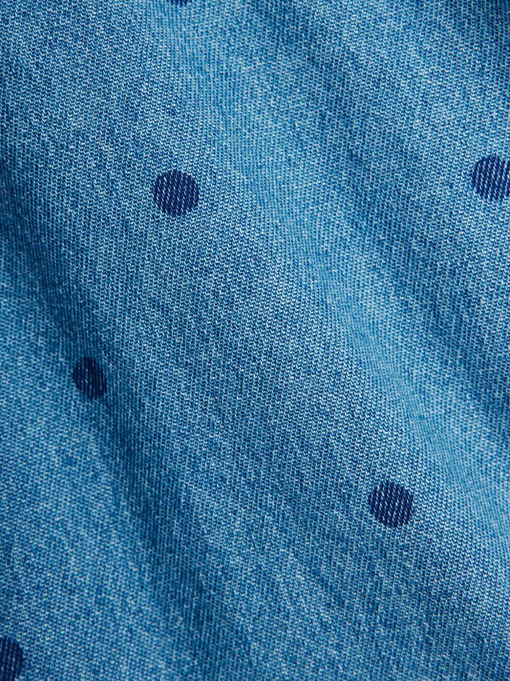 Shorts per bambino Mini Rodini denim con ricamo bassotto - Rubino Kids