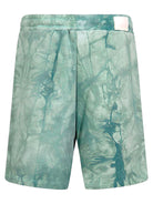 Shorts per bambino MSGM Kids verde con tasche laterali - Rubino Kids