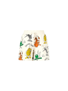 Shorts per bambino Stella McCartney Kids bianchi con stampa grafica - Rubino Kids