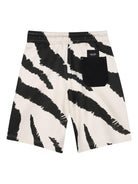 Shorts per bambino The Marc Jacobs Kids bianco con stampa - Rubino Kids