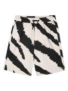 Shorts per bambino The Marc Jacobs Kids bianco con stampa - Rubino Kids