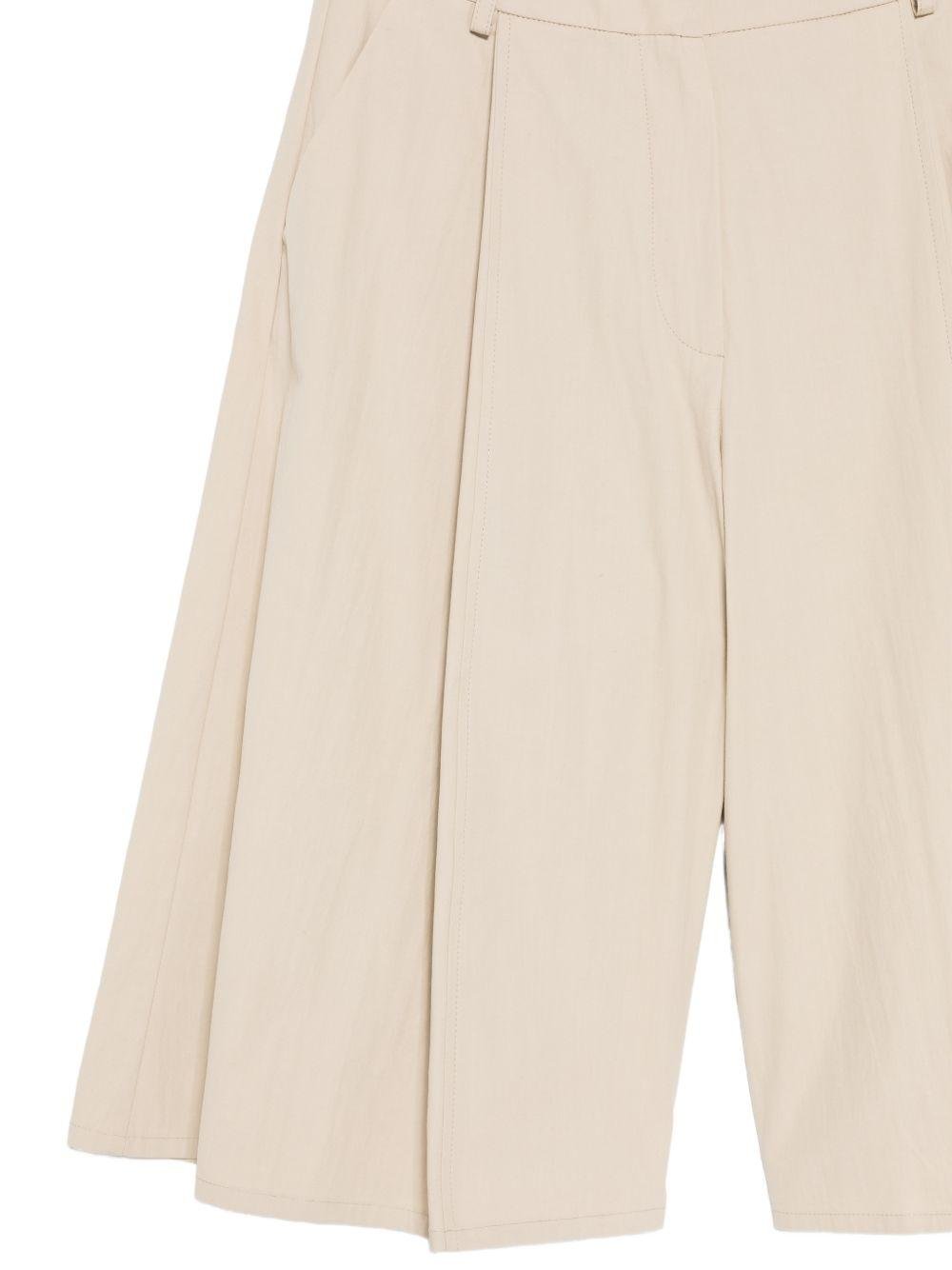 Shorts per donna Alysi beige con design plissettato - Rubino Kids