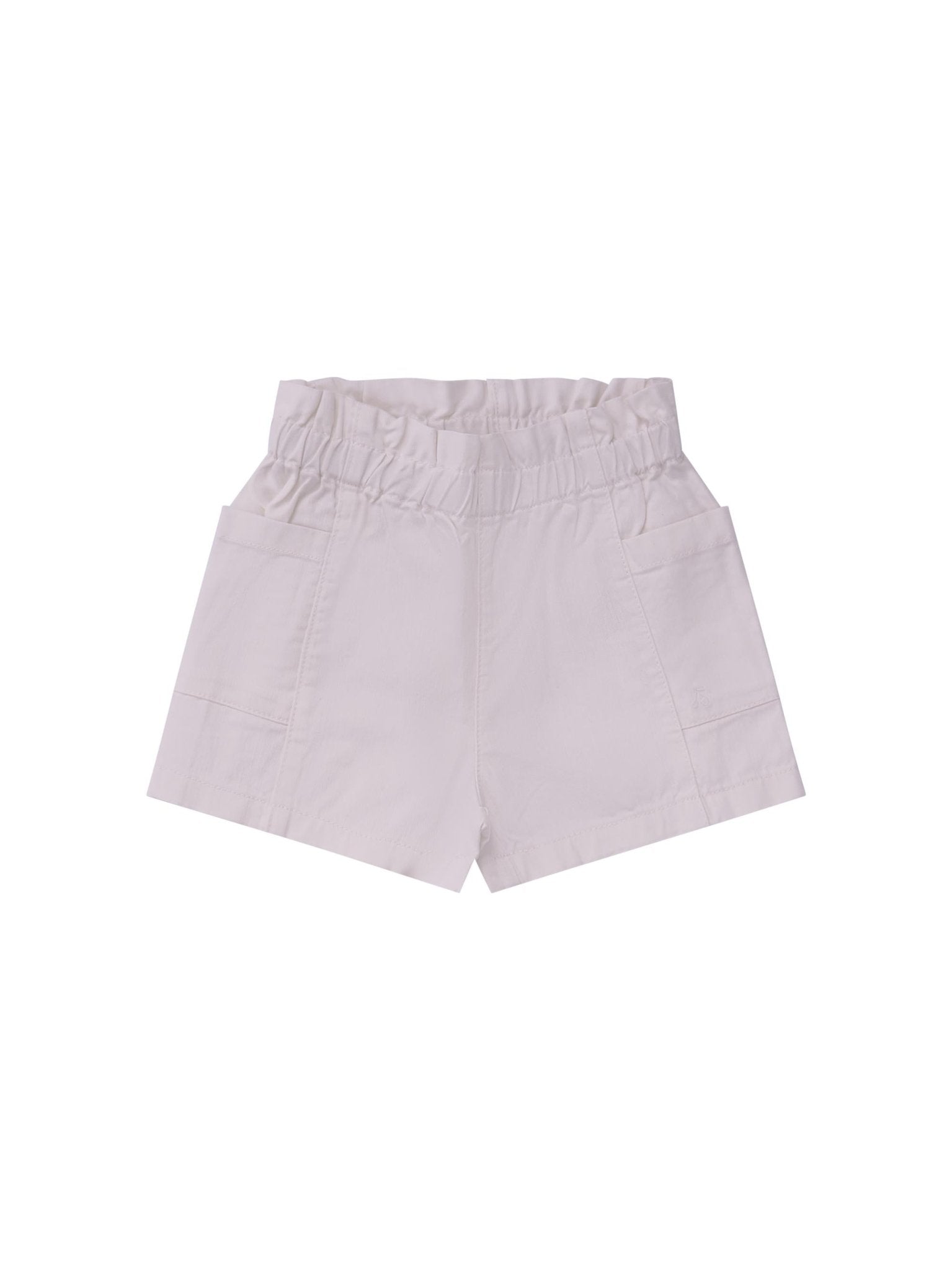 Shorts per neonata bianco Bonpoint con dettaglio logo - Rubino Kids