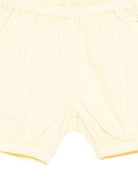Shorts per neonata Bonpoint giallo con elastico in vita - Rubino Kids