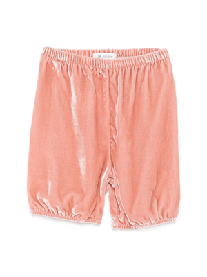 Shorts per neonata Jesurum Baby rosa con elastico in vita
