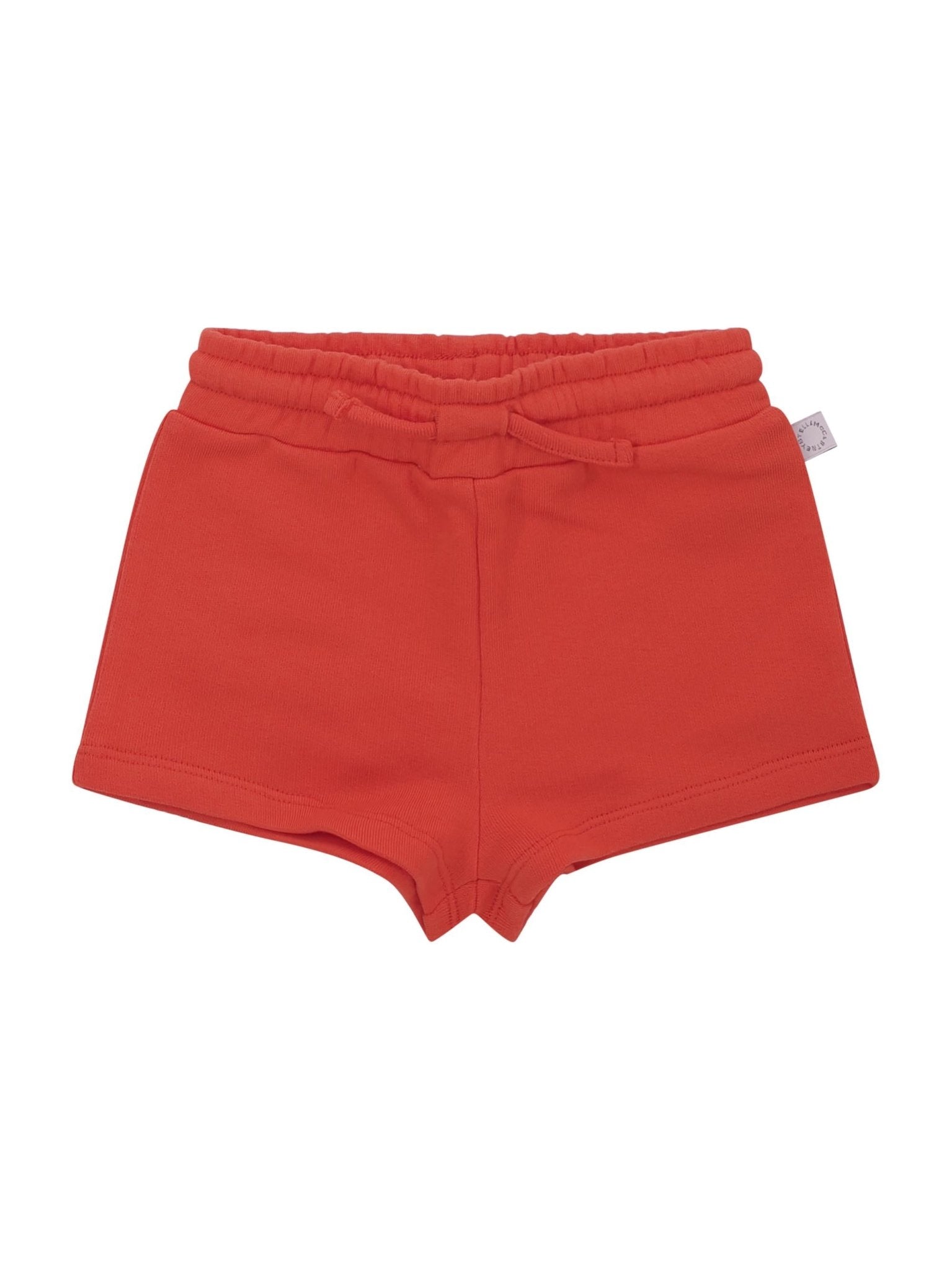 Shorts per neonata Stella McCartney Kids rossi con chiusura a coulisse - Rubino Kids