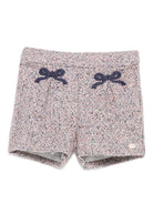 Shorts per neonata Tartine Et Chocolat rosa con dettaglio fiocco - Rubino Kids