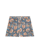 Shorts per neonati Louise Misha Kids blu con stampa grafica all - over - Rubino Kids