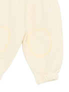 Shorts per neonato Bobo Choses beige con toppe gialle - Rubino Kids