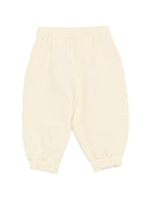 Shorts per neonato Bobo Choses beige con toppe gialle - Rubino Kids