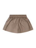 Shorts per neonato Burberry Kids beige con vita elasticizzata - Rubino Kids