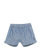Shorts per neonato Donsje denim con vita elasticizzata - Rubino Kids