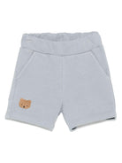 Shorts per neonato Donsje Ithri azzurro con motivo con ricamo - Rubino Kids