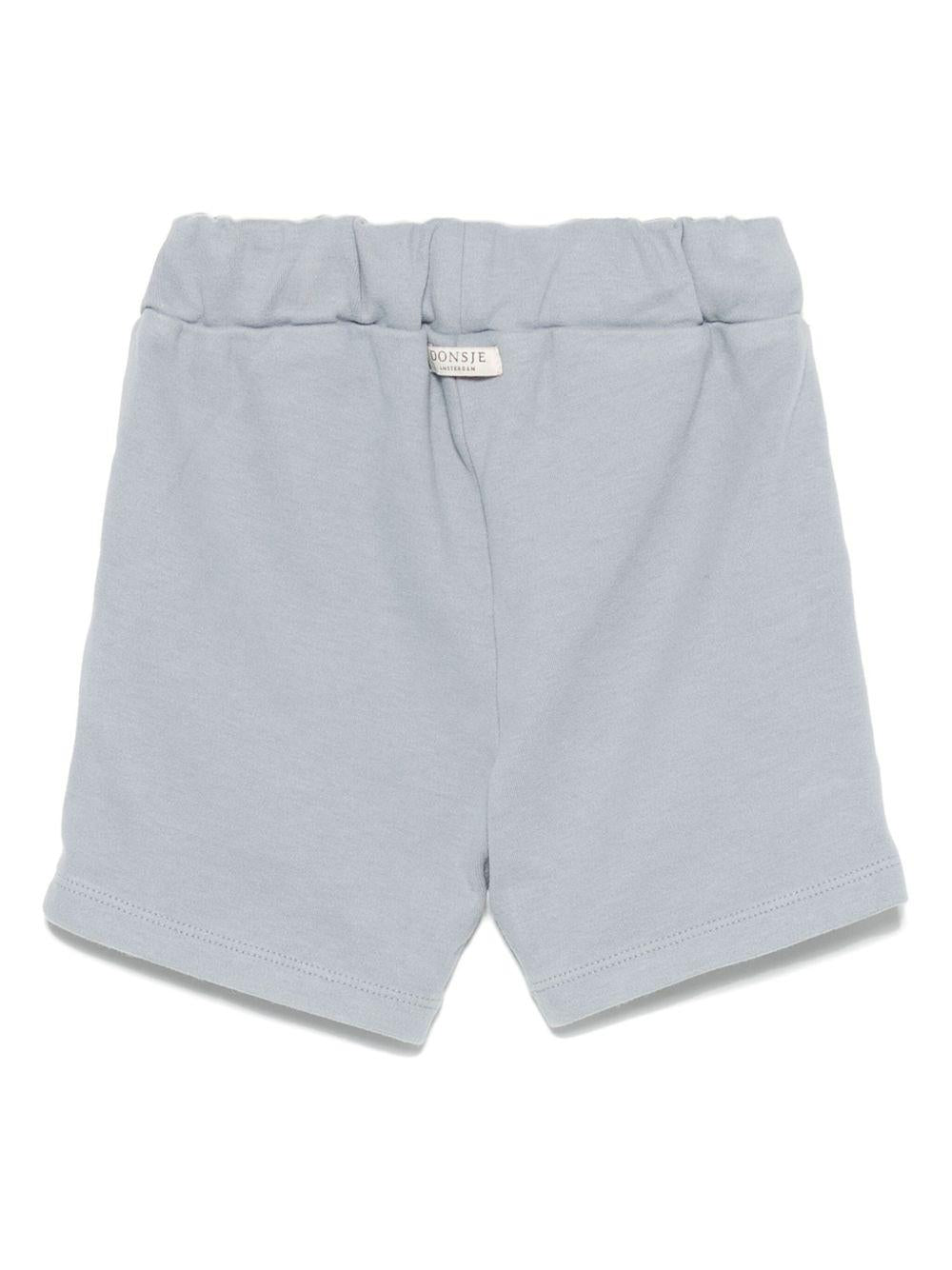 Shorts per neonato Donsje Ithri azzurro con motivo con ricamo - Rubino Kids