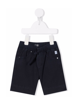 Blue Il Gufo baby shorts with drawstring