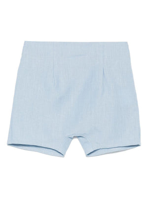 Shorts per neonato JESURUM BABY Armando azzurro con dettagli plissettati