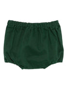 Shorts per neonato Mariella Ferrari verde con dettagli arricciati - Rubino Kids