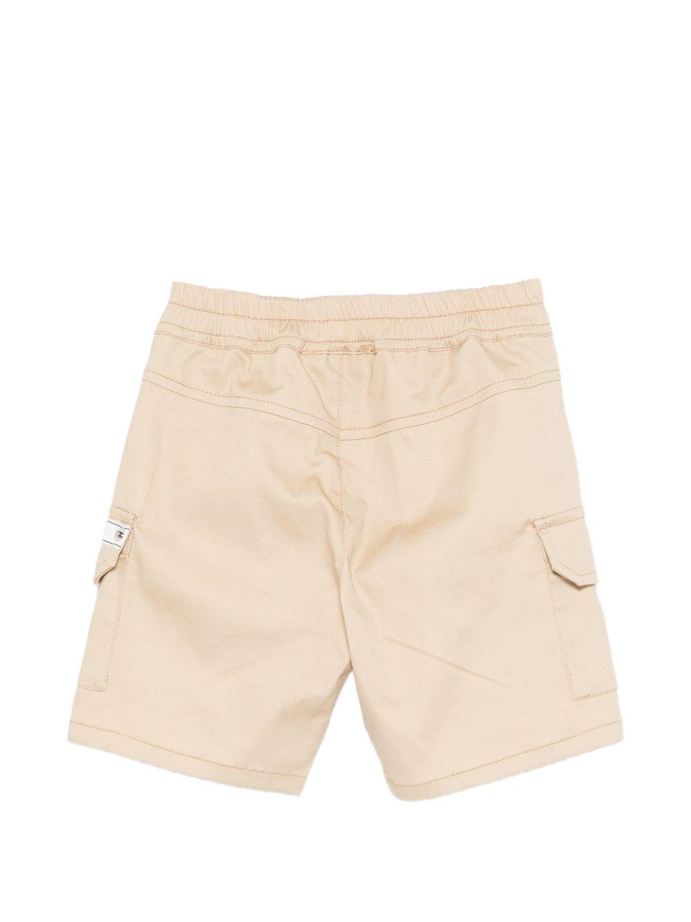 Shorts per neonato Moschino Kids beige con tasche - Rubino Kids