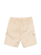 Shorts per neonato Moschino Kids beige con tasche - Rubino Kids