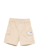 Shorts per neonato Moschino Kids beige con tasche - Rubino Kids