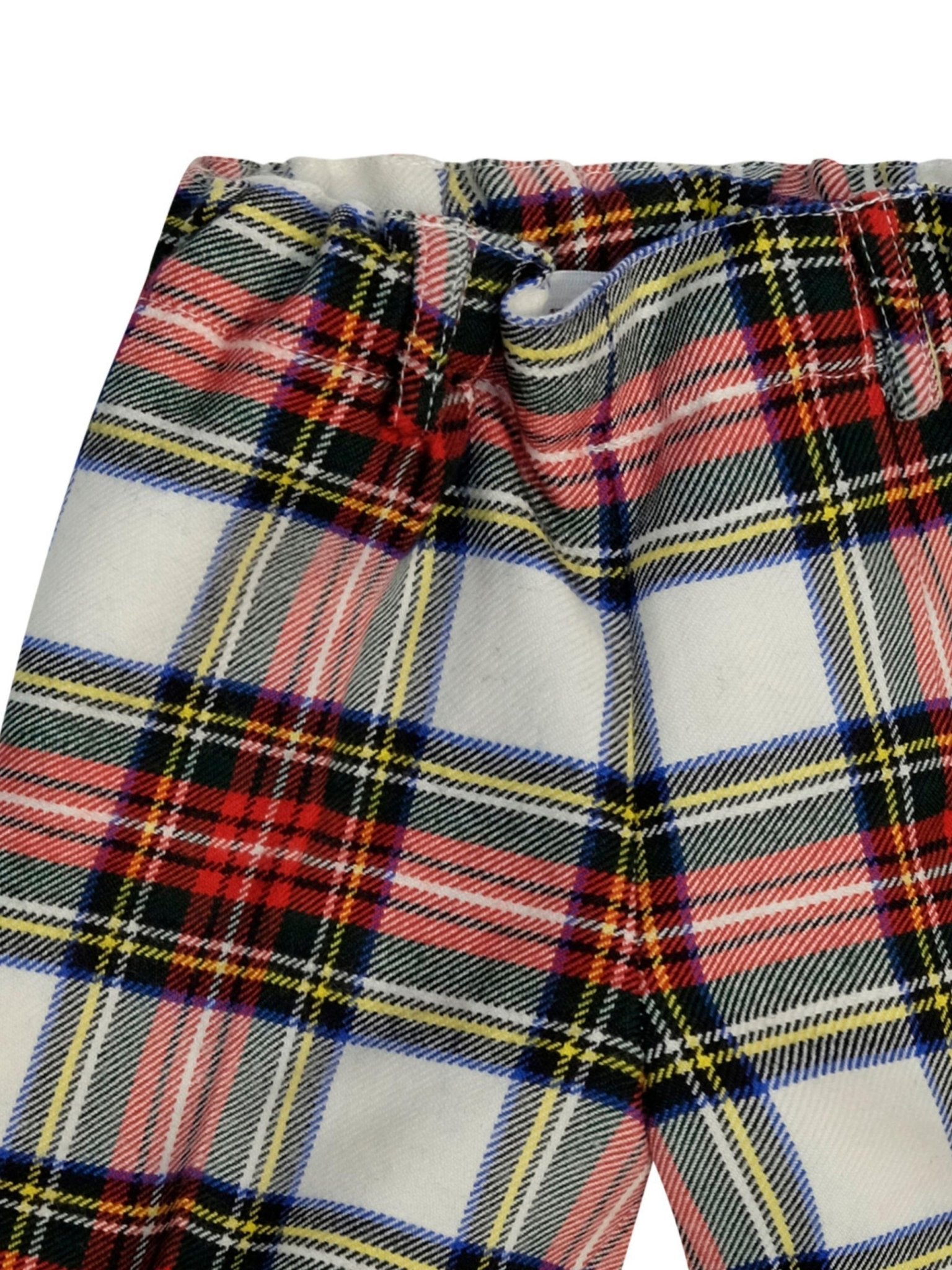 Shorts per neonato Paio Crippa multicolore con motivo a quadri - Rubino Kids