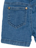 Shorts per neonato Roberto Cavalli Kids denim con tasche posteriori - Rubino Kids
