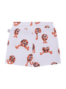 Shorts per neonato Stella McCartney Kids bianchi con stampa basketball all - over - Rubino Kids